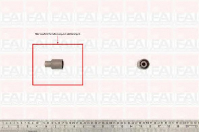 FAI AUTOPARTS t9343 -  Паразитный / Ведущий ролик, зубчатый ремень